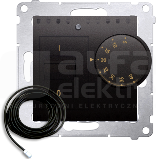 SIMON54 16(2)A antracyt Regulator temperatury z czujnikiem zewn