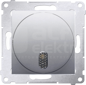 SIMON54 230V srebrny mat Dzwonek elektroniczny