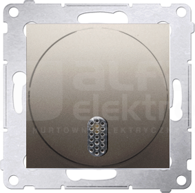 SIMON54 8-12V złoty mat Dzwonek elektroniczny