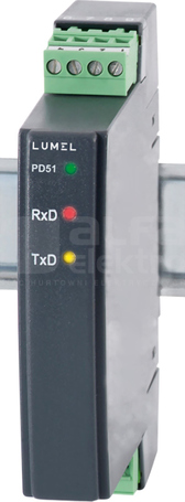 PD51A 1000 RS232/RS485 85-253VAC/DC Konwerter interfejsów