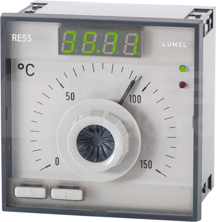 RE55 Pt100 0-100stC Regulator mikroprocesorowy
