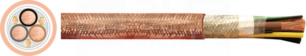 2YSLCY-J 3x2,5+3G0,5 /1kV Przewód falownikowy podwójnie ekranowany
