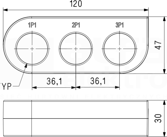 L307 250A/250mA 0,1VA/kl.0,5 Przekładnik dedykowany