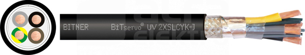 UV-2XSLCYK-J 4G4 /1kV Przewód falownikowy podwójnie ekranowany