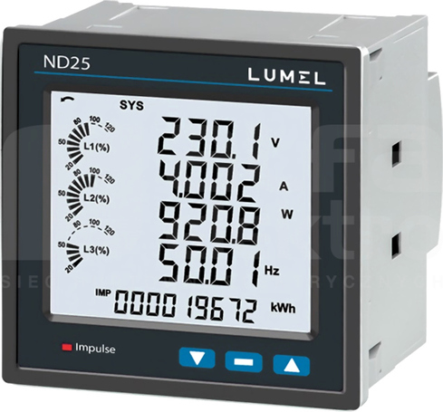 ND25 100-550V kl.0,2 Miernik parametrów sieci