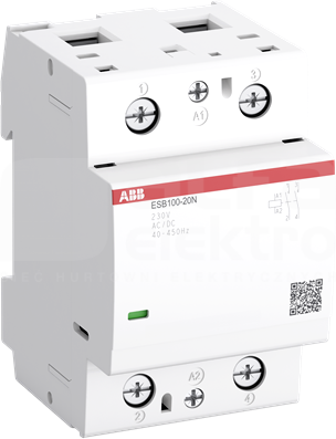 ESB100-20N-01 100A (AC-1/AC-7a) 24VAC/DC 2NO Stycznik