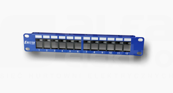 DCN/3012KX12BL Panel 10” 12 portowy