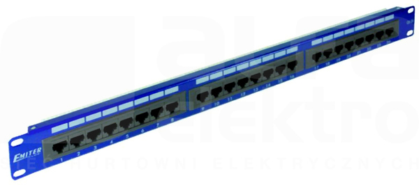 DCN/PPFA652K248C5E niebieski Panel 19 24xRJ45 UTP