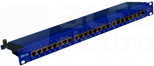 DCN/PPFA674EKS248C6 niebieski Panel 19 24xRJ45 STP