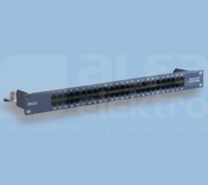 Panel 19 50xRJ45 (1U) niebieski AKCESORIA telefoniczne