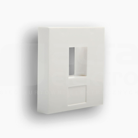 FU/FA-644-9MP biały Adapter 1xRJ45 45x45mm