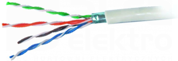 FTP 4x2x24AWG kat.5e PVC (305m) Przewód teleinformatyczny