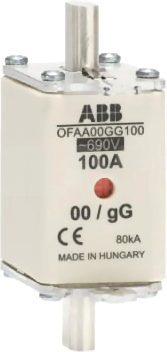 OFAA00GG80 80A 690VAC Wkładka bezpiecznikowa