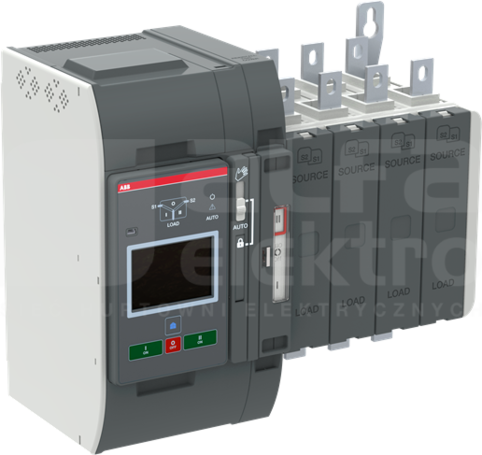 OXB200E3S4QT 200A 3P+N 200–480VAC Przełącznik automatyczny
