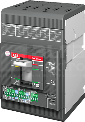 XT2N 160 Ekip LS/I In=100A 3p F F Wyłącznik kompaktowy Tmax