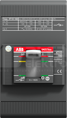 XT1D 160 3P F F Wyłącznik kompaktowy