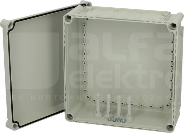 EKOE 130 G 280x280x130 Obudowa pokrywa szara