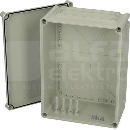 EKPL 180 G 380x280x180 Obudowa pokrywa szara