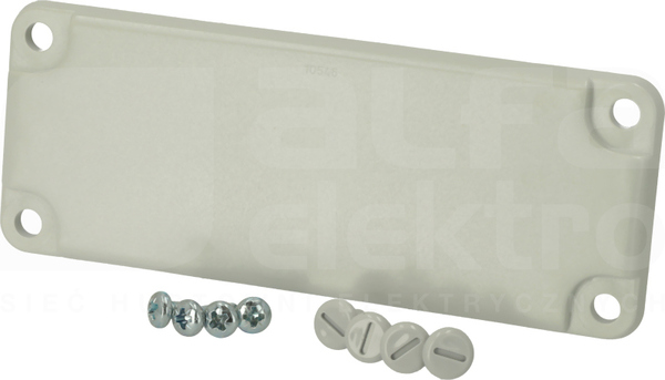 MB 10546 SET płytka+złączka+uszczelka Pokrywa boczna pełna wlk.2