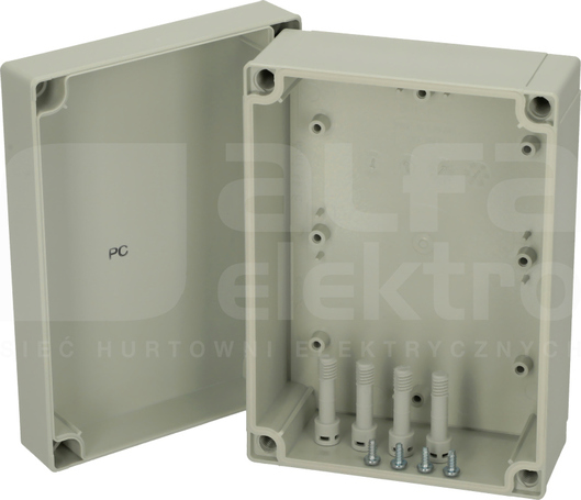 PC150/75HG 180x130x75 IP67 Obudowa pokrywa szara