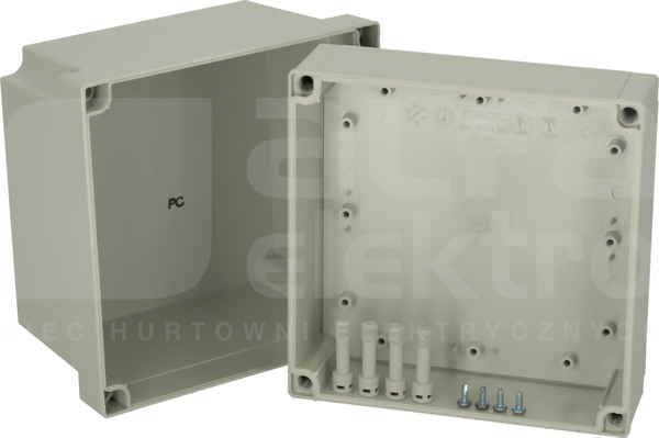 PC175/150HG 180x180x150 IP67 Obudowa pokrywa szara