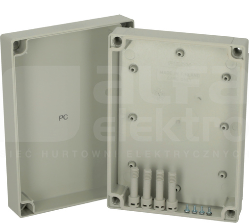 PC150/50LG 180x130x50 IP67 Obudowa pokrywa szara