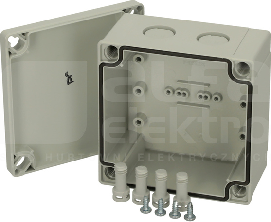 PCM95/60G 100x100x60 IP67 Obudowa pokrywa szara