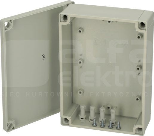 ABS150/60HG 180x130x60 IP67 Obudowa pokrywa szara