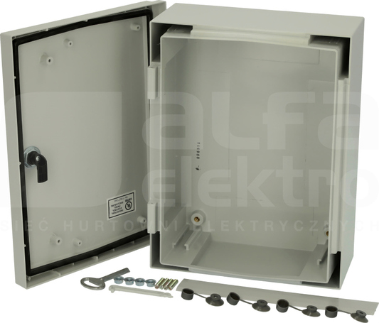 CABP403017 415x315x170 IP66 Szafka p drzwi szare