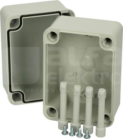 ABS B 85 G 110x80x85 IP67 Obudowa pokrywa szara