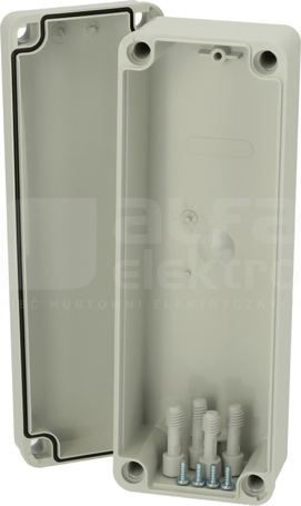 ABS F 65 G 230x80x65 IP67 Obudowa pokrywa szara