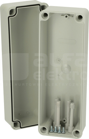 ABS F 85 G 230x80x85 IP67 Obudowa pokrywa szara