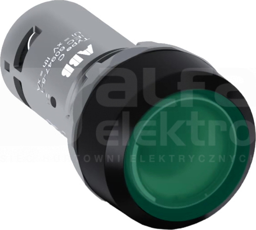 CP1-11G-10 zielony PRZYCISK