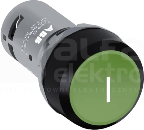CP11-10G-10 1NO zielony PRZYCISK WKLĘSŁY MONOSTABILN
