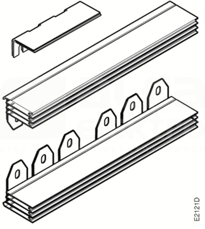 BED185 szyny łączeniowe Stycznik akcesoria