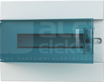 MISTRAL41F 12M N+PE IP41 Obudowa podtynkowa drz.przezr