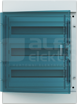 MISTRAL65 54M N+PE IP65 Obudowa natynkowa drzwi przezr