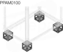 PPAM0100 100mm (4szt) Cokół-elementy narożne