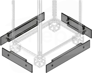 PPFM1075 S=750mm (2szt) Osłony cokołu przednie/tylne
