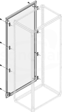 PPEB1875 IP65 1800x750 Ściana boczna pełna