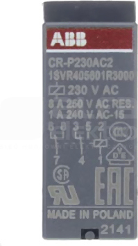 CR-P230AC2 230VAC 2C/O 250V/8A Przekaźnik