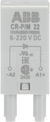 CR-P/M22 6-230VDC Ochrona przed zmianą polaryzacji