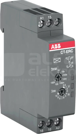 CT-ERC.12 24-48VDC 24-240VAC 0.05s - 100h Przekaźnik czasowy