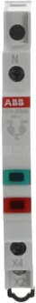 E219-2CD48 12-48 VAC czerw-ziel Lampka LED