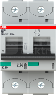 S802C-D25 Wyłącznik nadprądowy