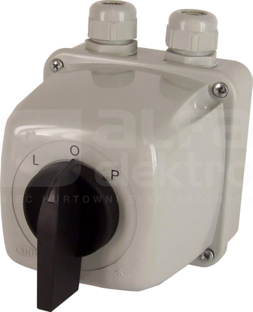 ŁUK 16-43 L-0-P IP44 Łącznik krzywk.obud.