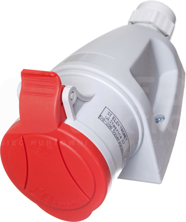 MINI 32A 5P 400V IP44 GSM Gniazdo stałe