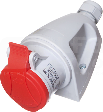 MINI 16A 4P 400V IP44 GSM Gniazdo stałe