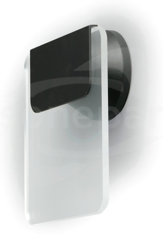 AVR51 1W IP65 kwadrat czarny Oprawa LED numerowa