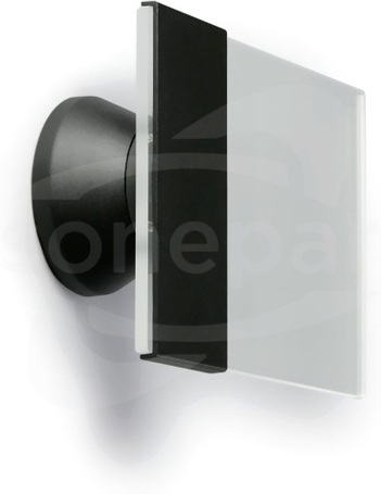 AVR52 1W IP65 prostokąt czarny Oprawa LED numerowa